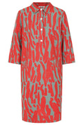 Beth Brush Strokes Dress-Dress-White finn