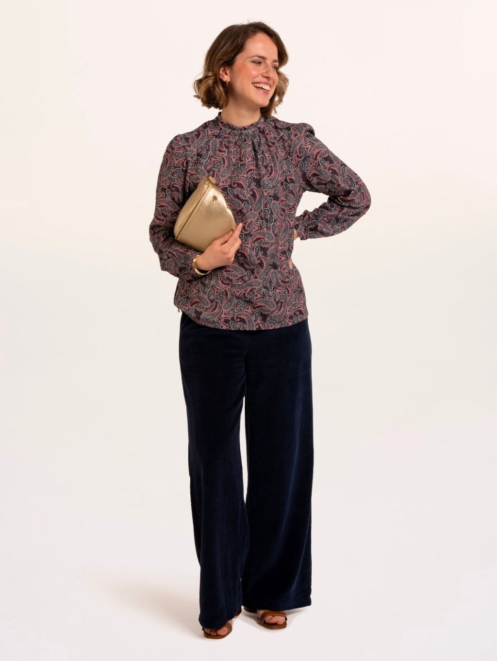 Brakeburn Florence Gold Sling Acrossbody Bag
