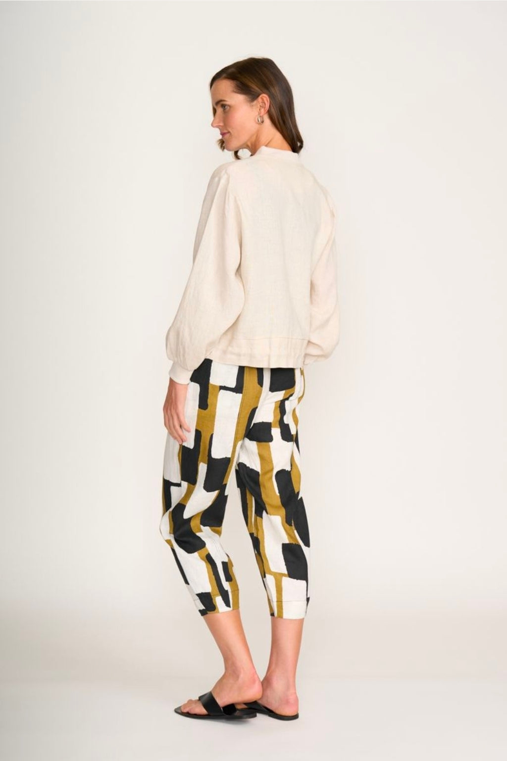 Foil jubilent Capri Pant Art Box