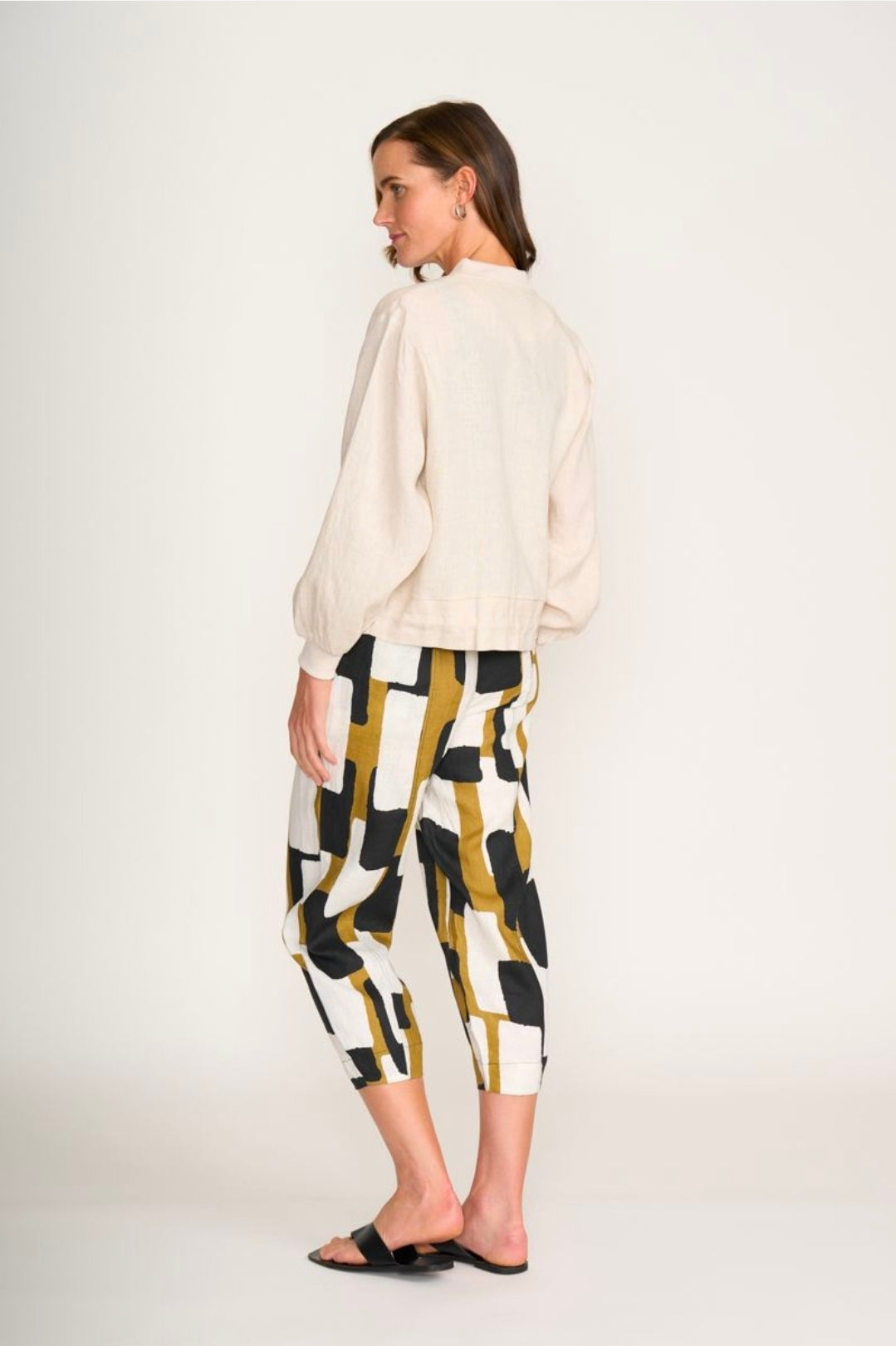 Foil jubilent Capri Pant Art Box