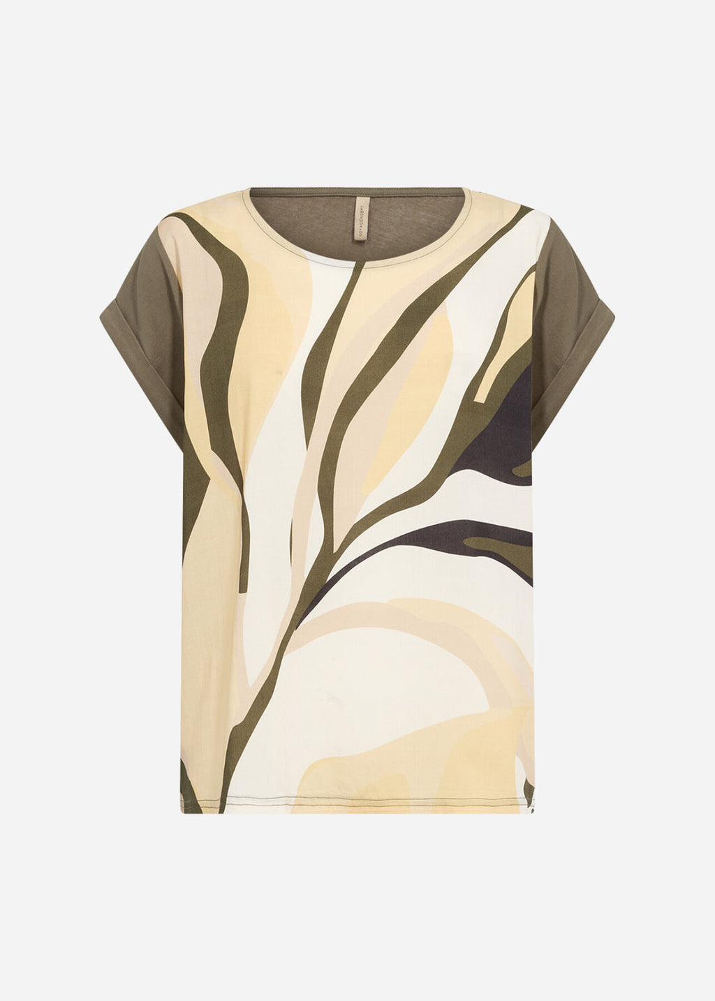 Soya Concept  SC-GAIL Top Leaf Print