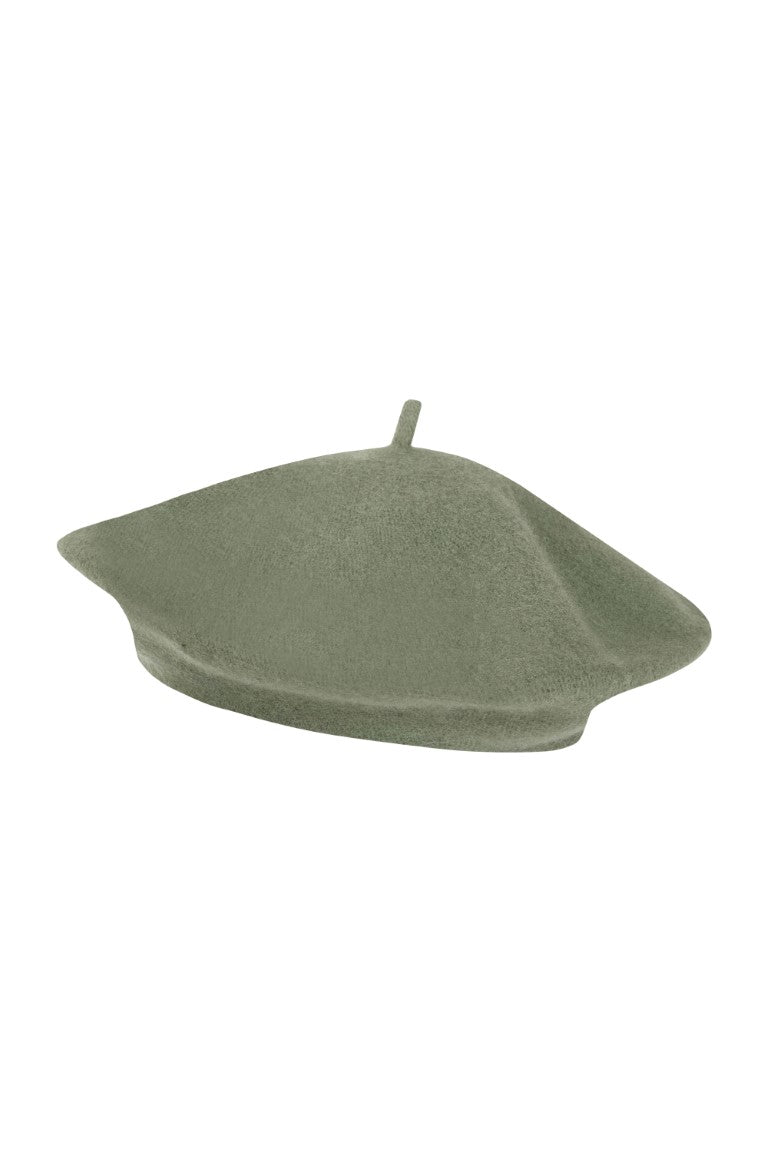 Alice Collins 100% Wool Beret-Hat-White finn