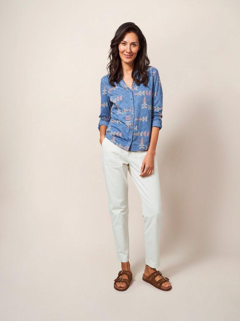 White Stuff Twister Chino-White finn