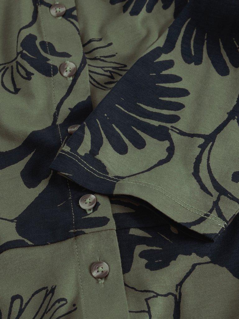 White Stuff Rua Jersey Shirt Dress-Dress-White finn