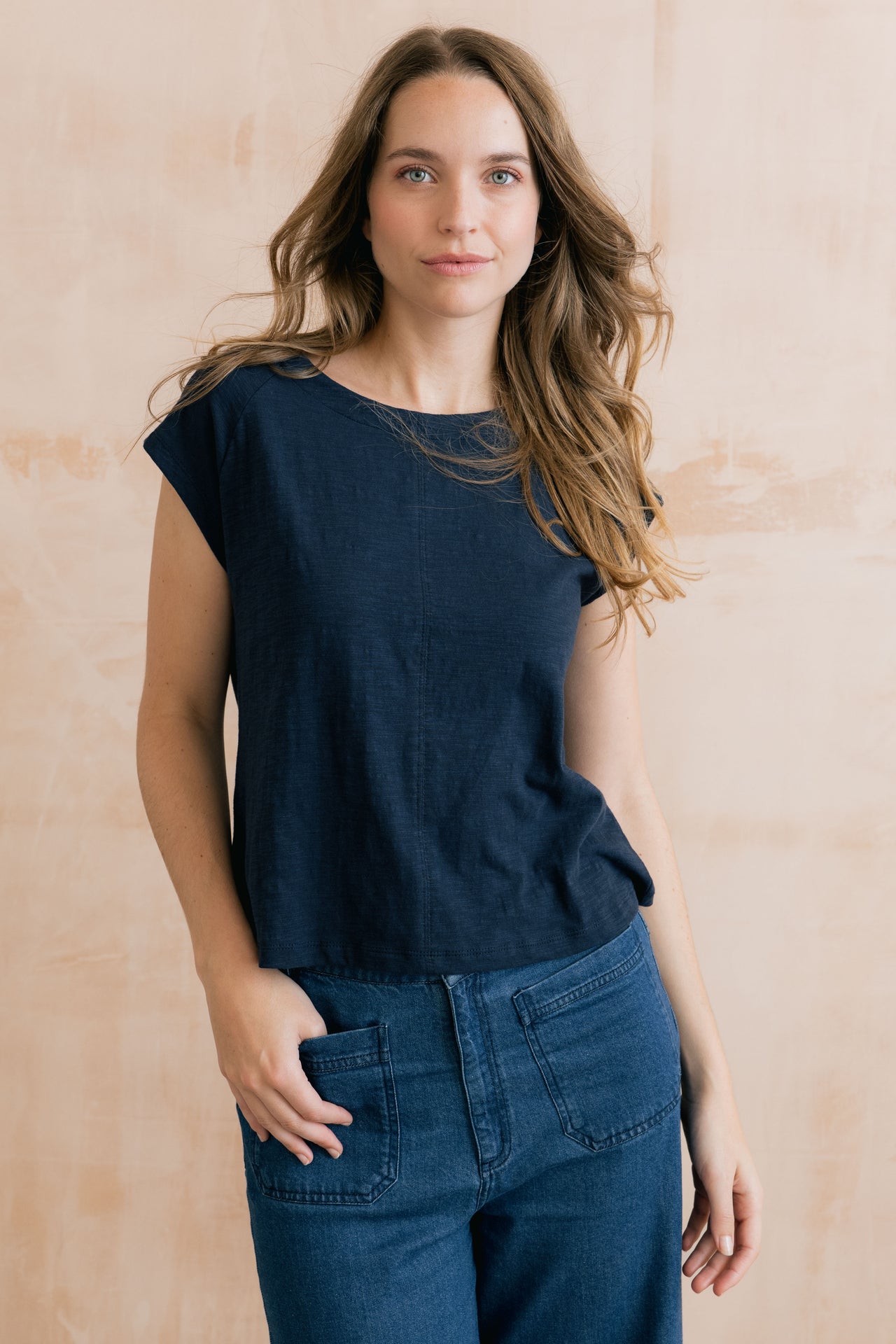 Lily and Me Tidal Organic Cotton T-Shirt White-Lily and Me-White finn