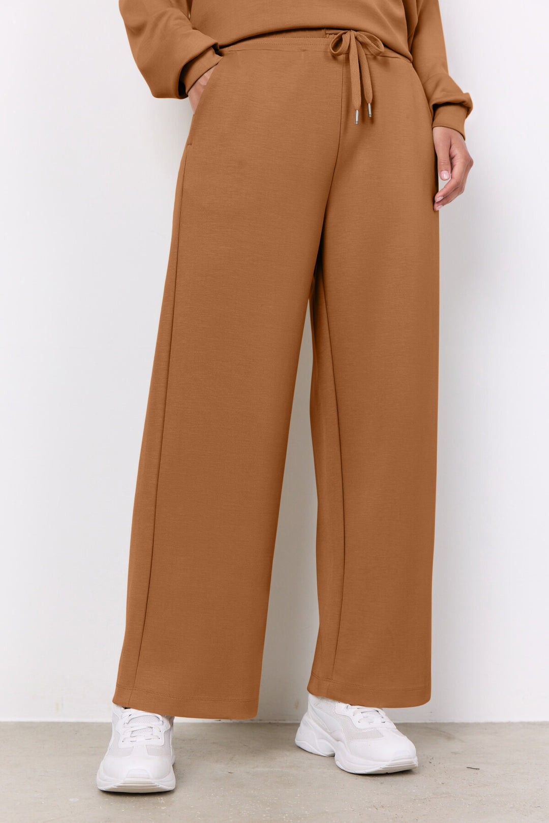 Soya Concept Banu 33 Pants Brown-Trousers-White finn