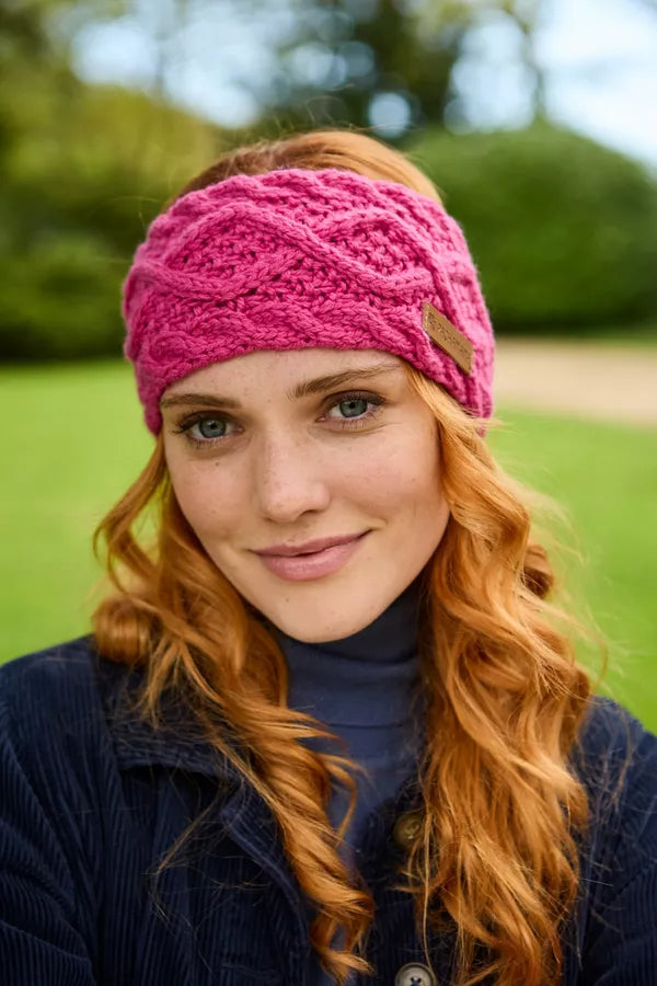 Pachamama Enniskerry Headband (Merino) Rose