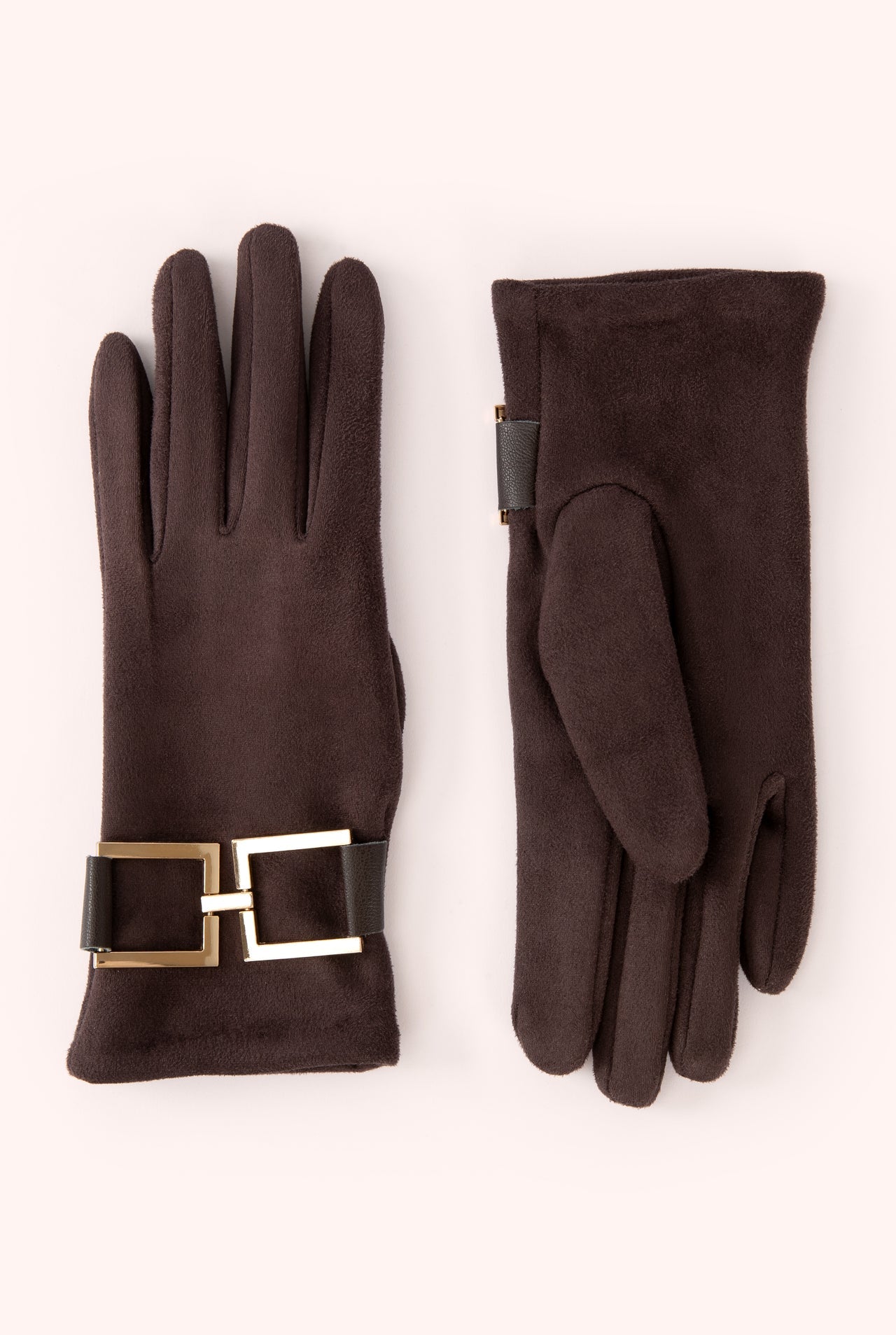 Powder Dana Gloves - Chocolate-Gloves-White finn