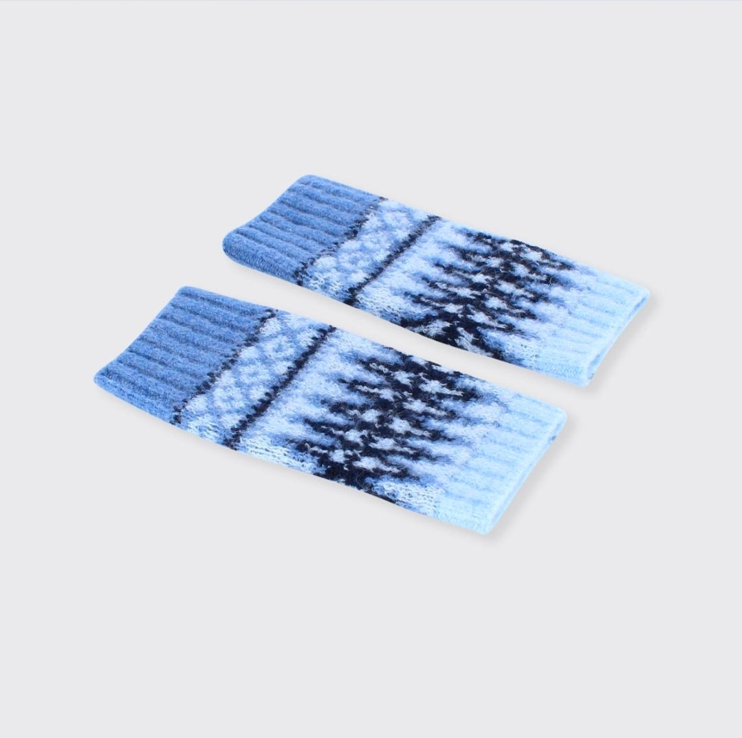 Nisha Wrist Warmer - Blue