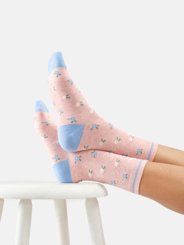 Thought Tiny Bloom Organic Cotton Socks