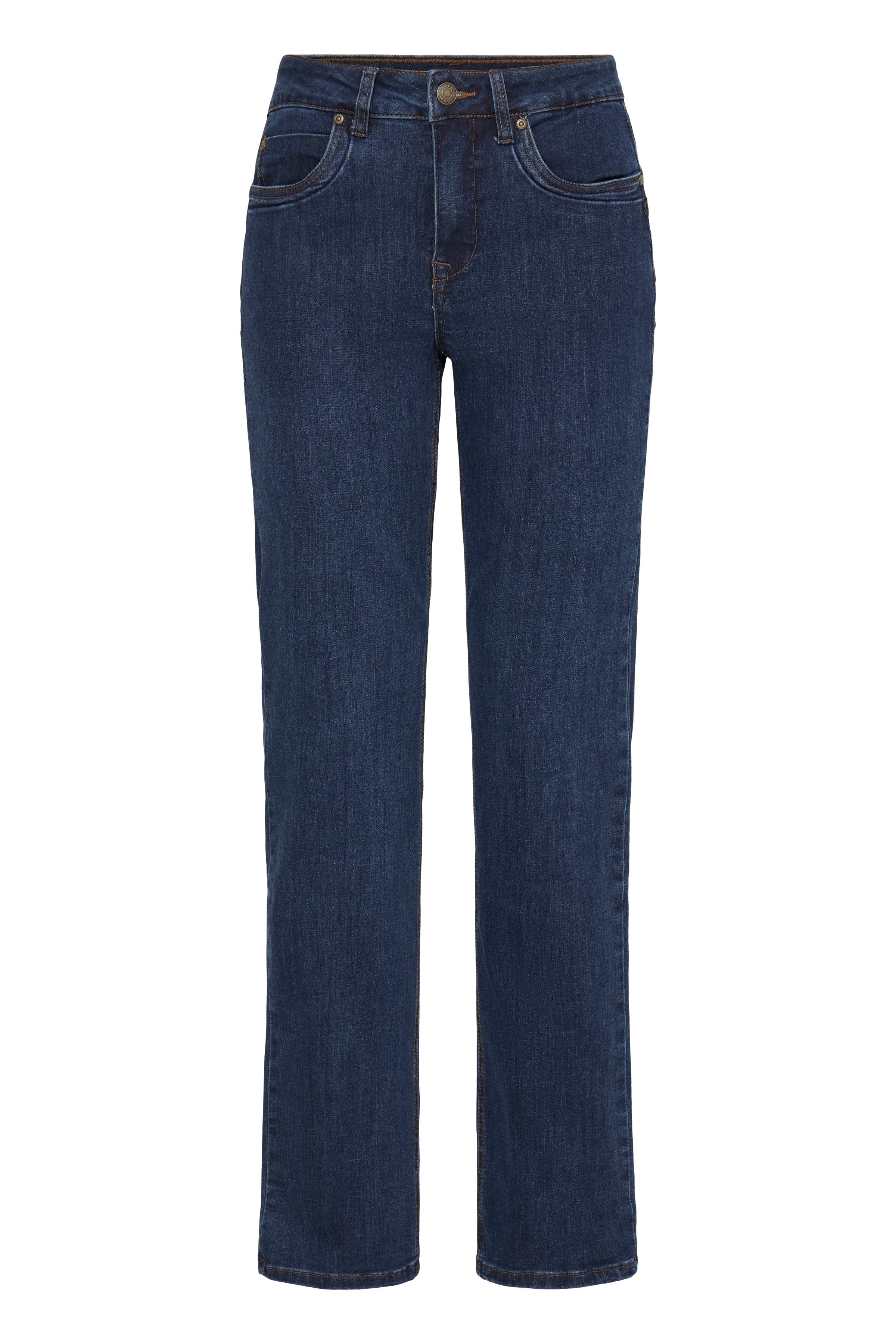 Fransa Frlissi Jean Indigo Blue Denim-Jeans-White finn