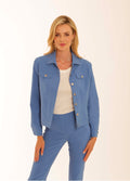 Pomodoro Bengaline Jean Jacket-Pomodoro-White finn