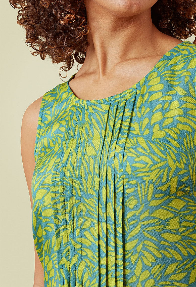 Adini Soft Brush Fleur Dress - Multi