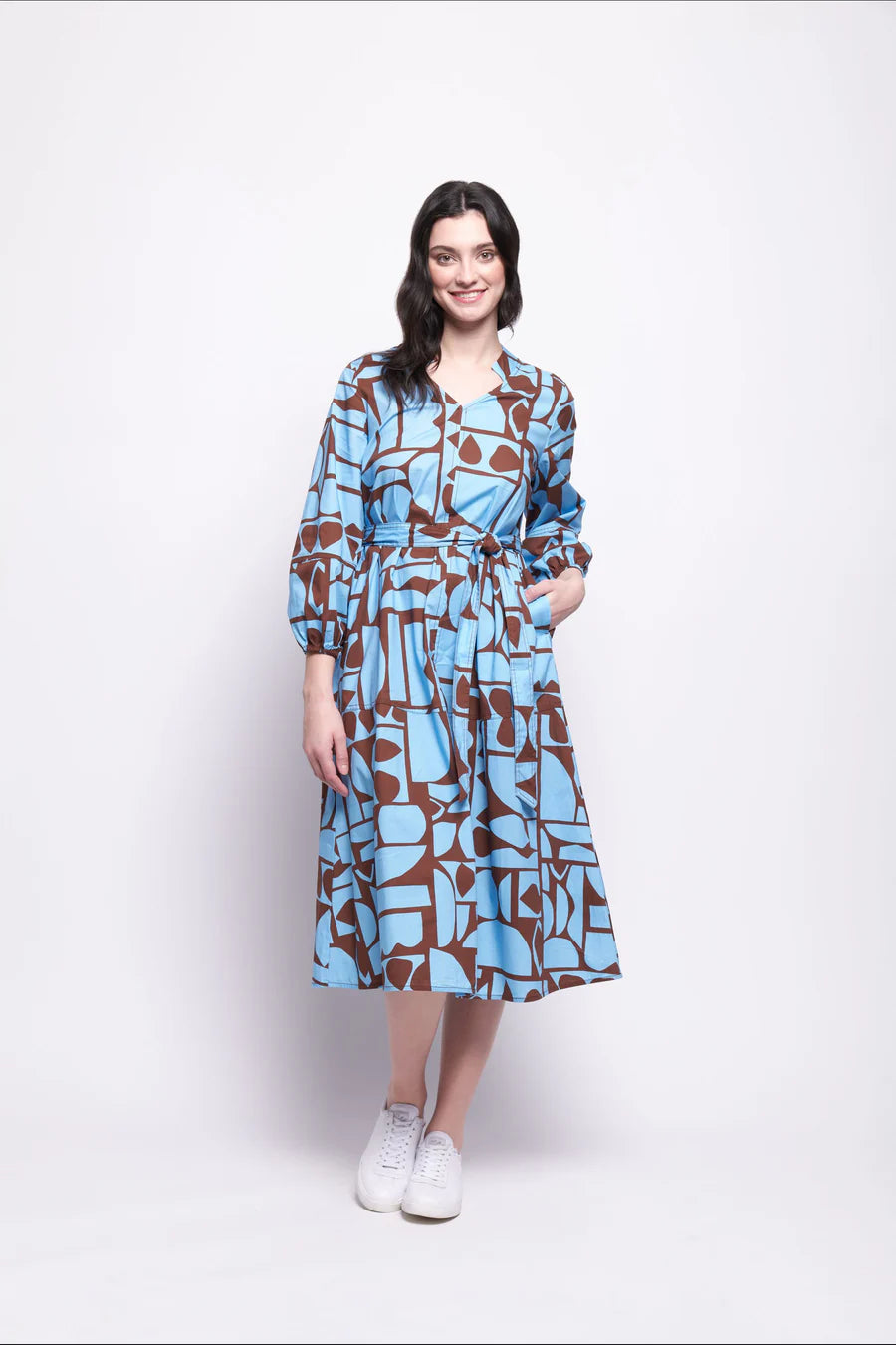 Foil Best Tactics Dress-Dress-White finn