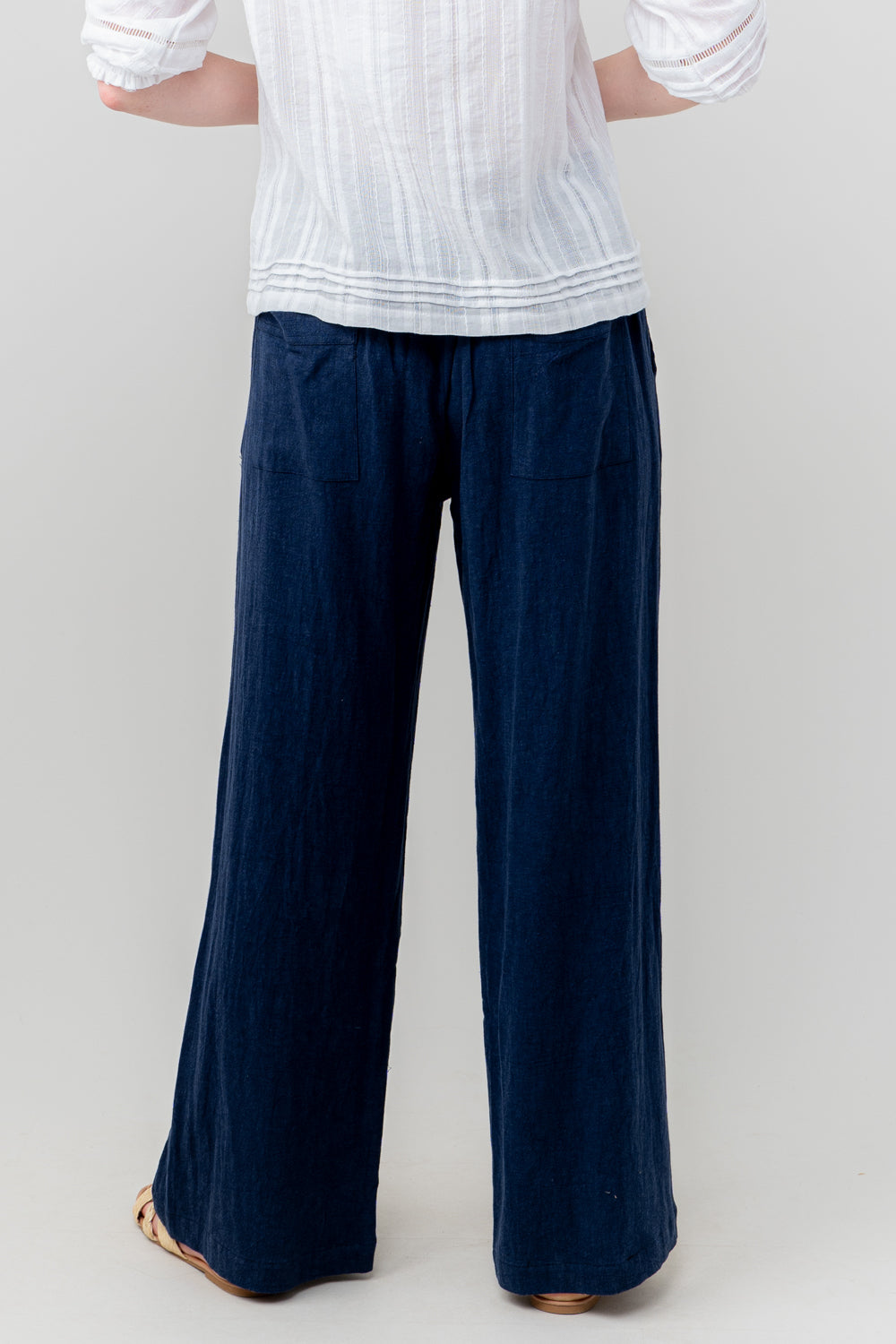 Lily and me Grace Trouser Plain Linen