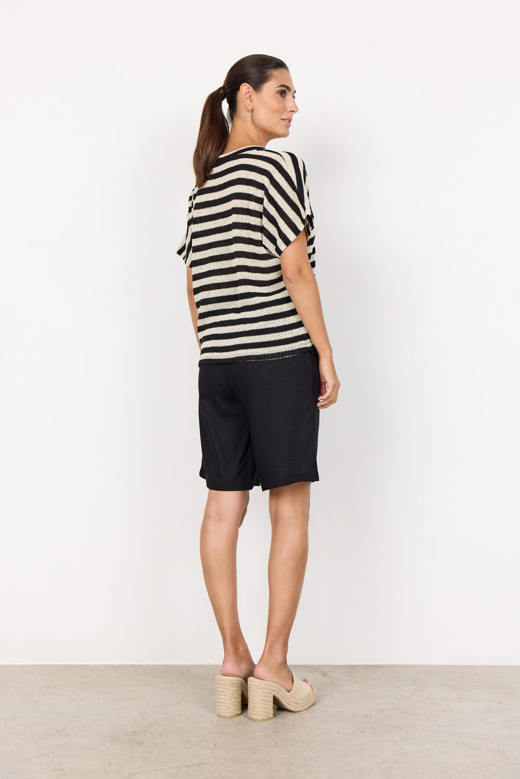 Soya Concept SC-Rosenna 2 T Shirt Black-White finn