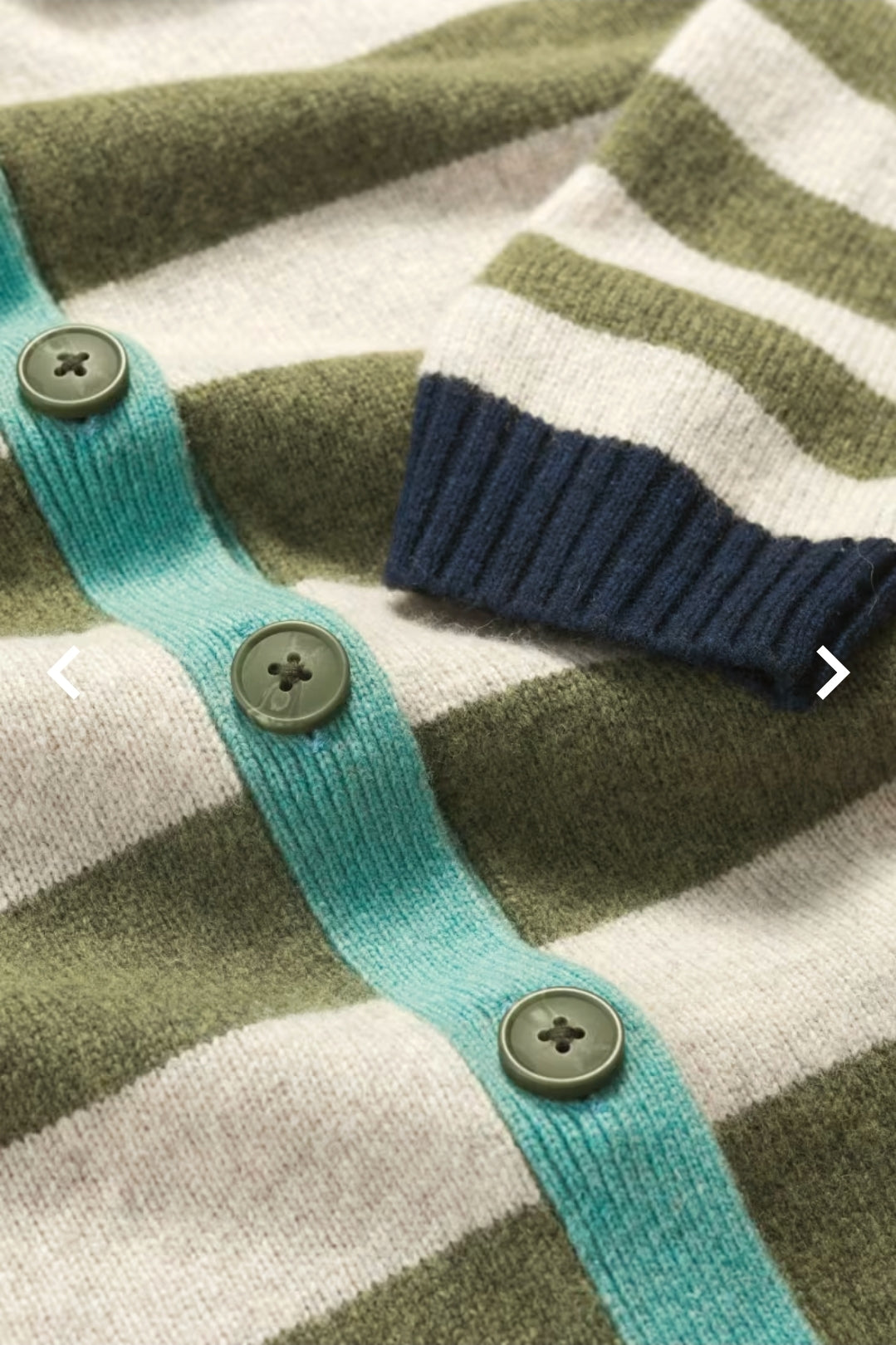 Seasalt Pinwell Striped Cardigan Made With Lambswool