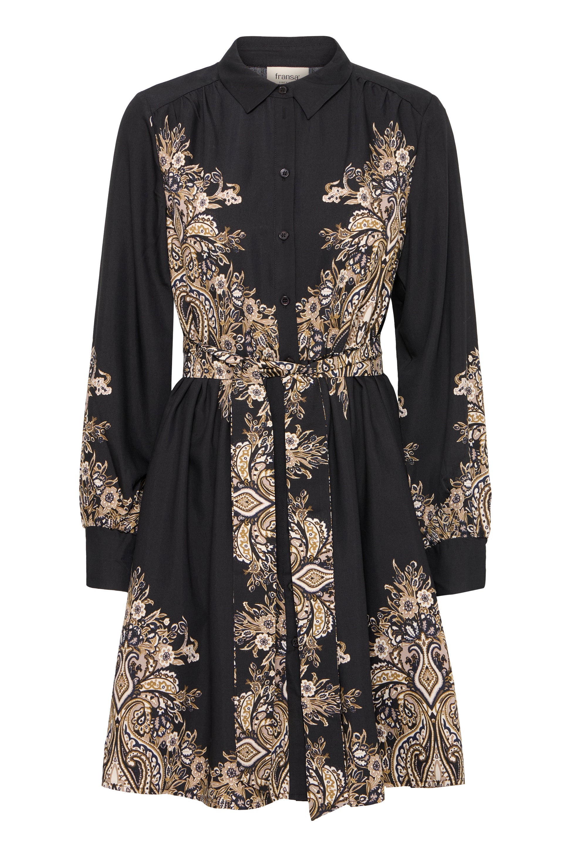 Fransa Fradara Dress 1-Fransa-White finn