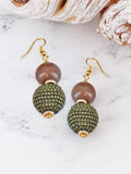 Beaded Ball Earrings AY6614