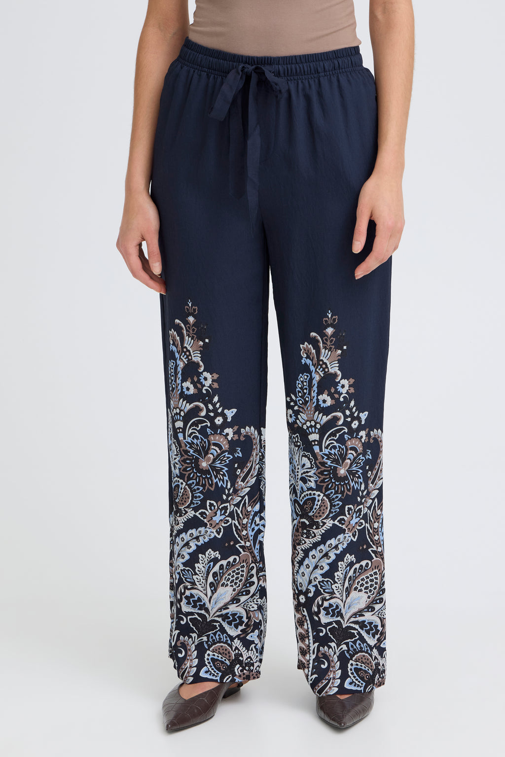 Fransa Fradara Trousers 1-Fransa-White finn