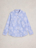 White Stuff Sophie Jacquard Shirt-White Stuff-White finn