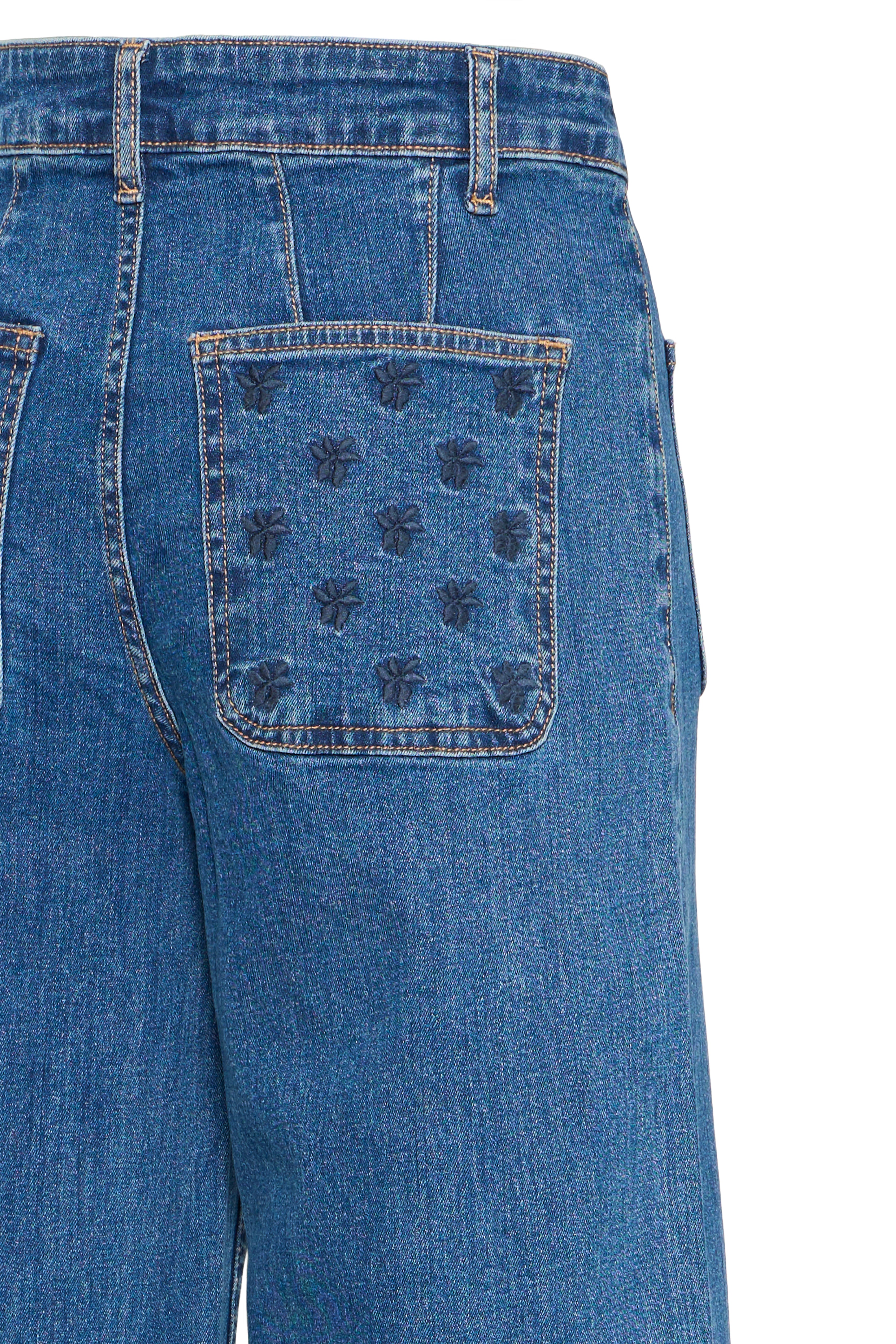 B young Bykomma Wide Pocket Jean-b.young-White finn