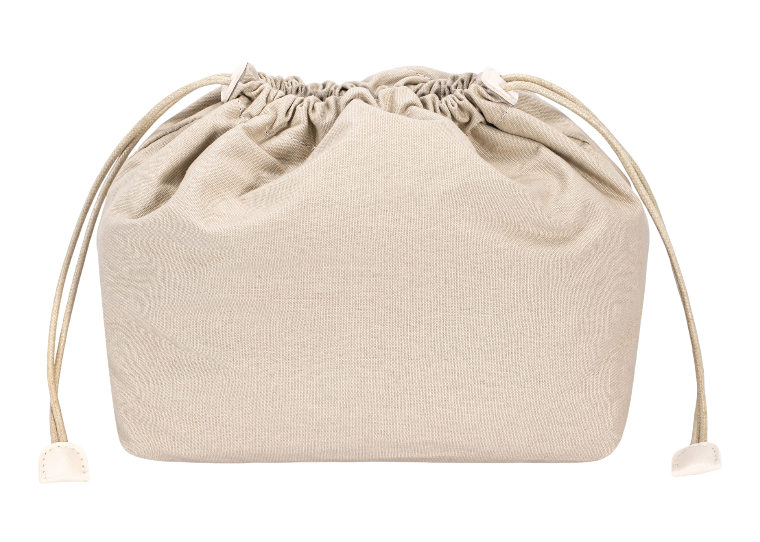 David Jones CM8274 Weave effect shoulder bag-Bag-Almond Milk-