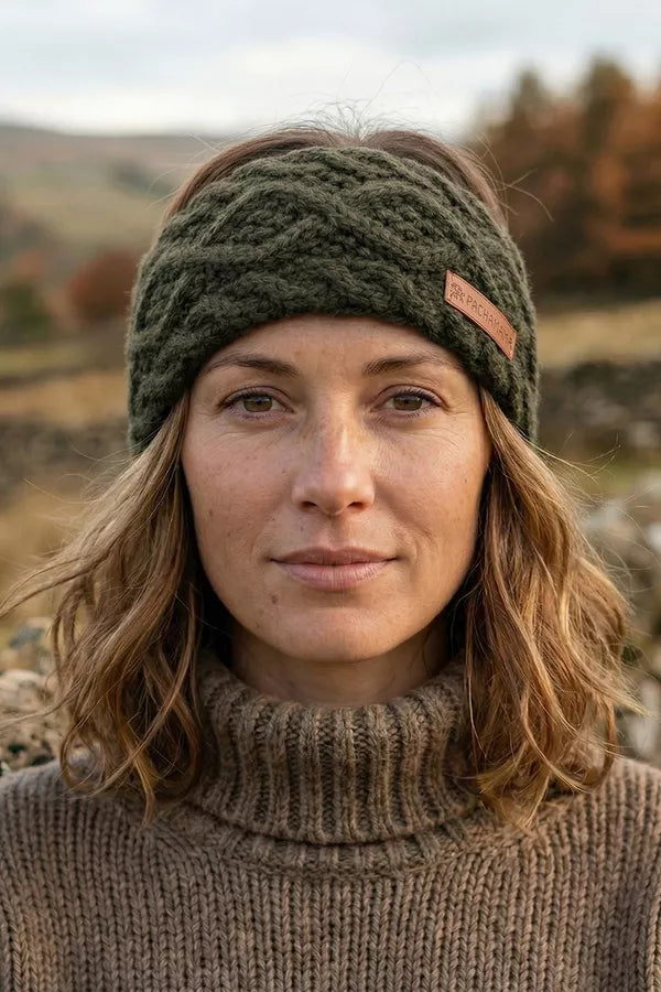 Pachamama Enniskerry Headband (Merino) Forest