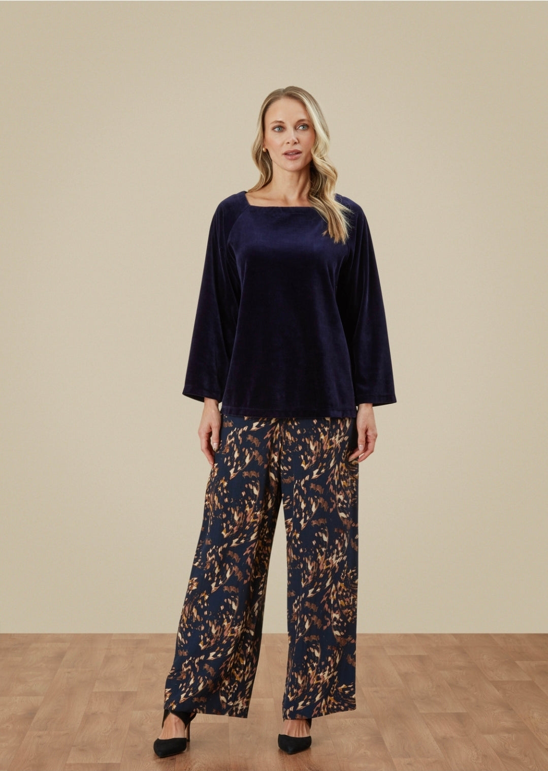 JASMINIA TROUSER FREIDA PRINT-Trousers-White finn