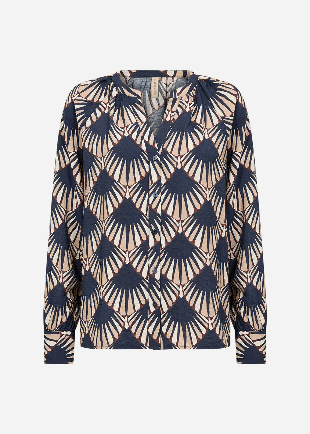 Soya Concept SC-HALIN AOP 1 Shirt Navy
