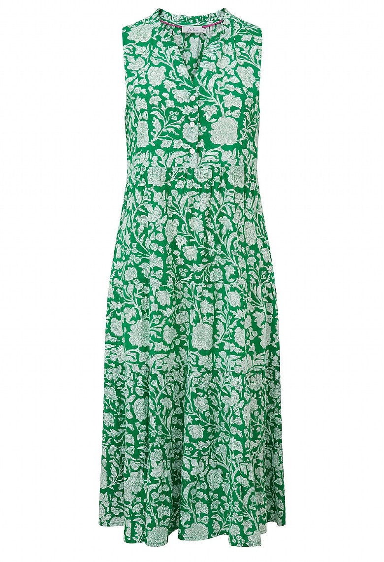 Adini Dalia Print Garden Dress - Simply Green-Dress-XS-