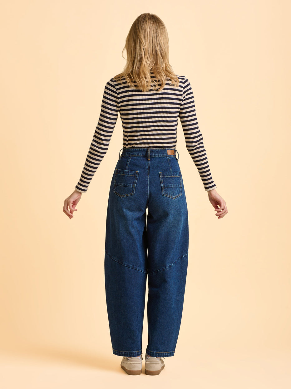 Brakeburn Bodhi Barrel Jean-Trouser-White finn