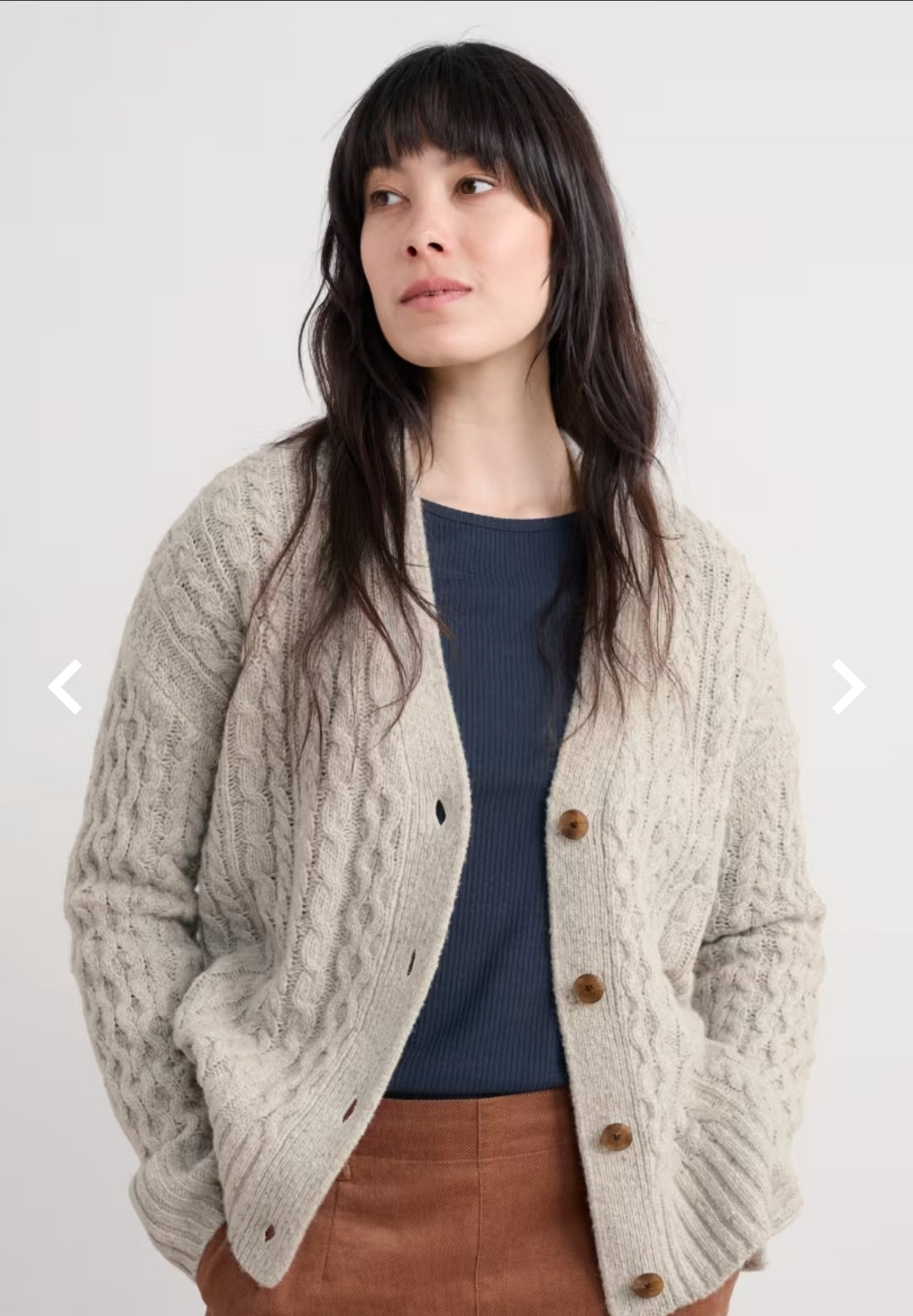 Seasalt Newlyn Cardigan Made With Merino Wool