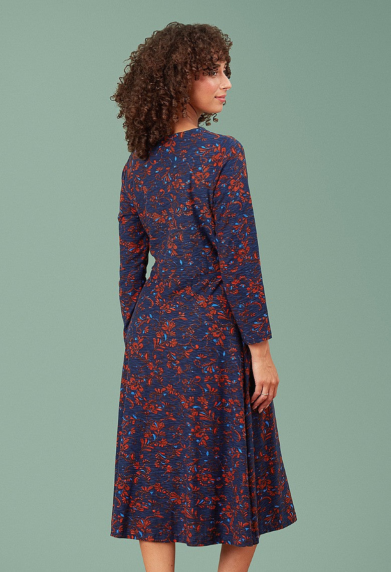 Adini Deco Floral Laleh Dress - Multi