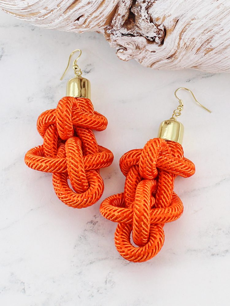 Knotted Cord Earrings AR6604