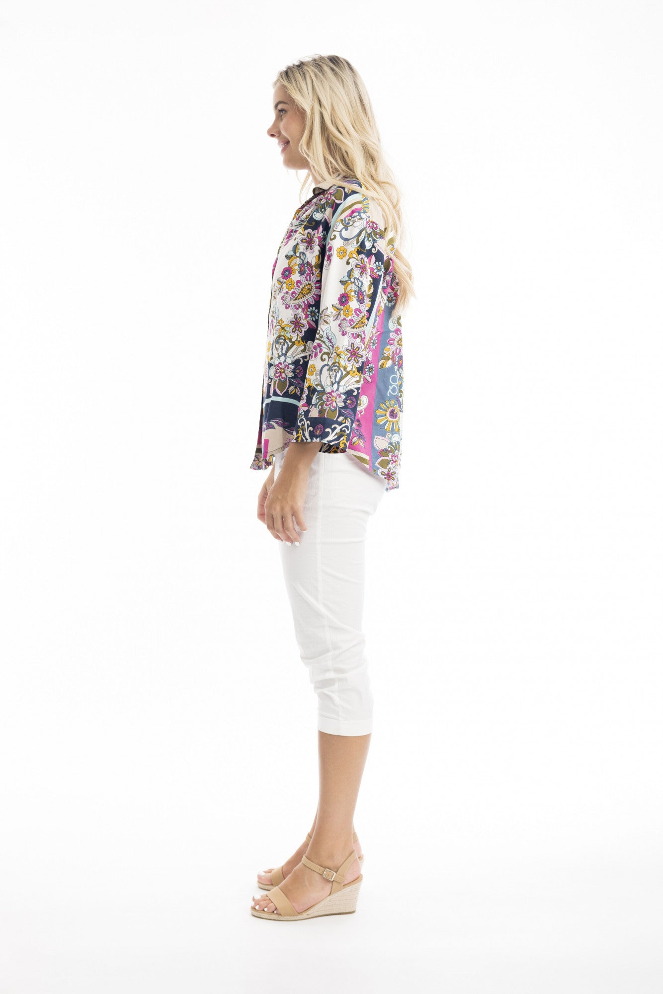 Orientique Sotavento OverShirt-Shirts & Tops-White finn