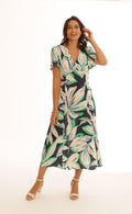 Pomodoro Darcy Tea Dress-Dress-White finn