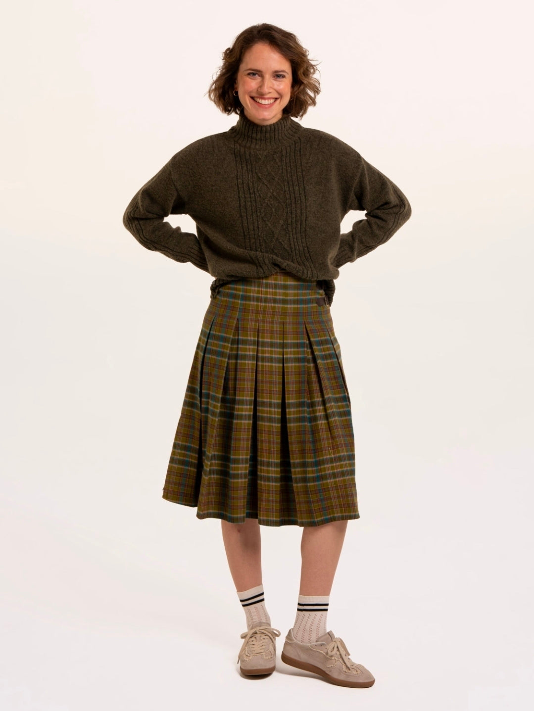 Brakeburn Agnes Textured Roll Neck Jumper