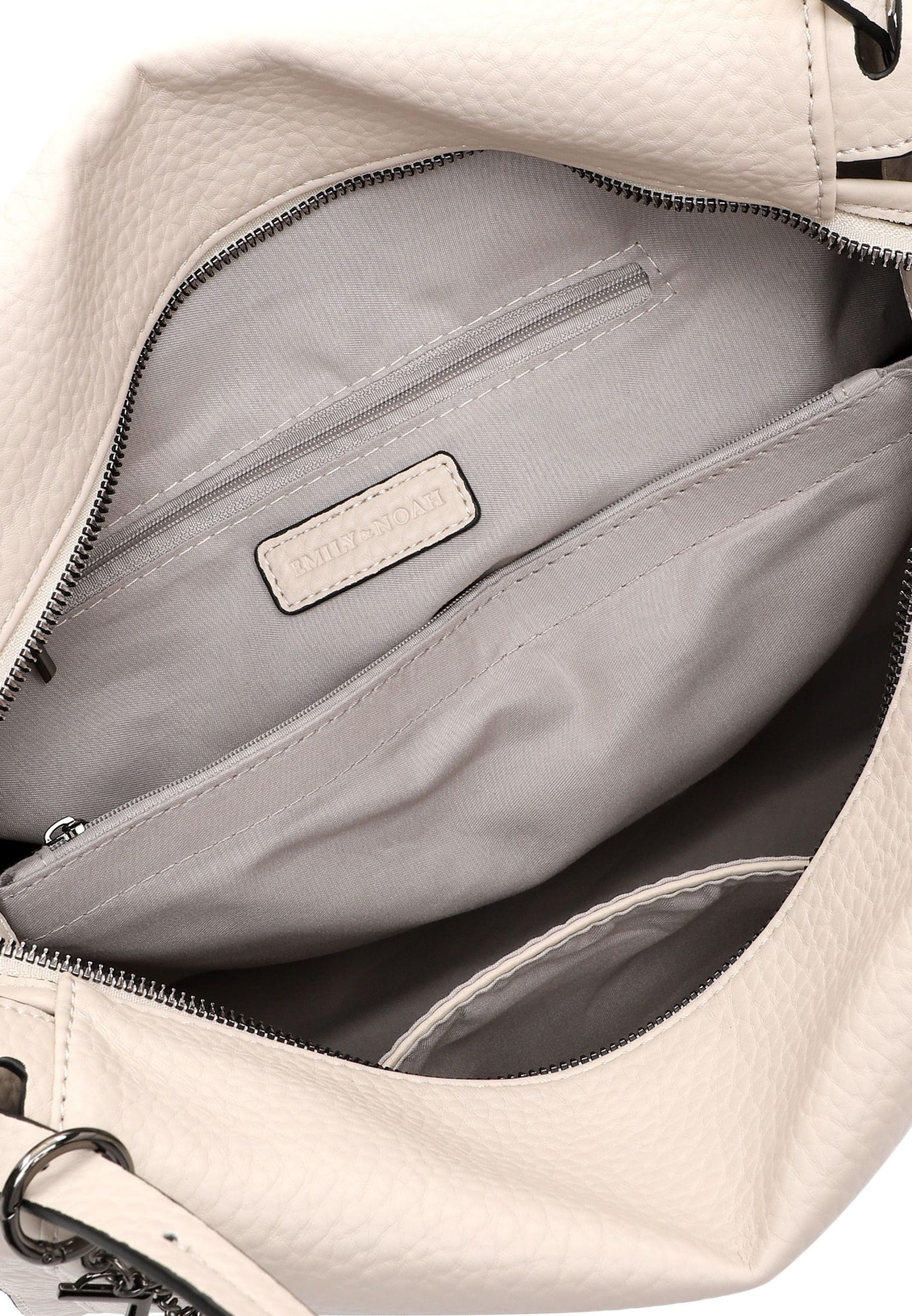 Emily and Noah Harleen Large Shoulder Bag-Bag-White finn