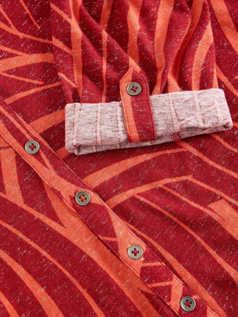 White Stuff Annie Printed Sparkle Shirt-Shirts & Tops-White finn