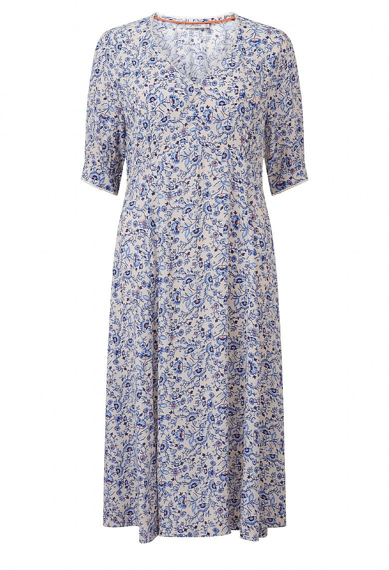 Adini VERONIQUE DRESS RIKISHA FLORAL-Dress-XS-Blue-
