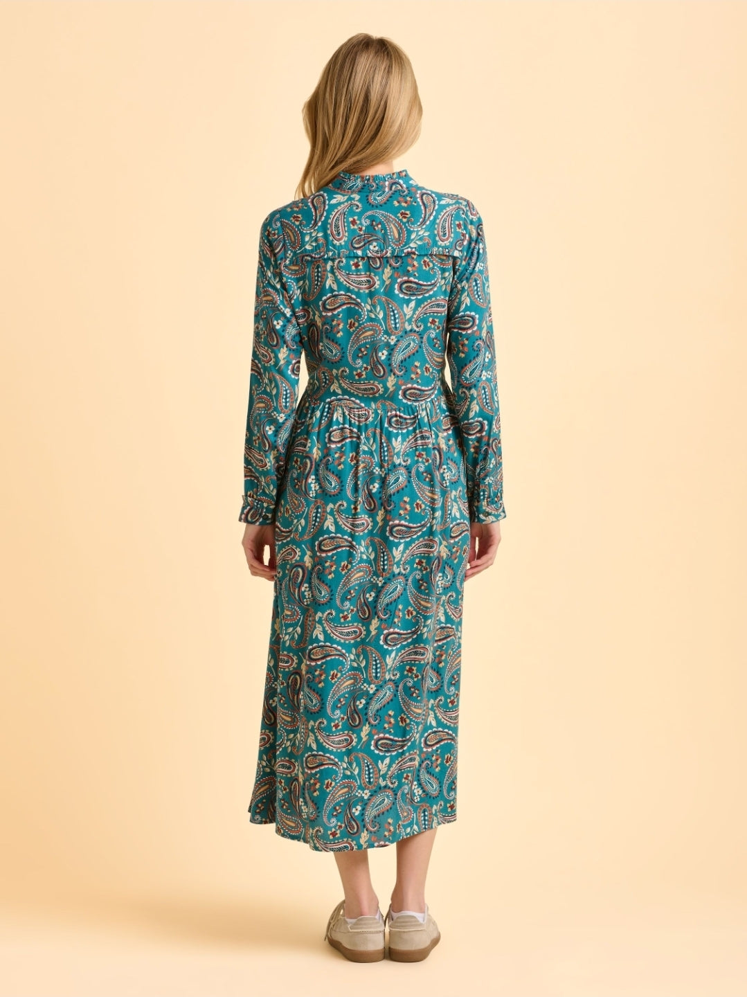 Brakeburn Ula Woven Dress-Dress-White finn