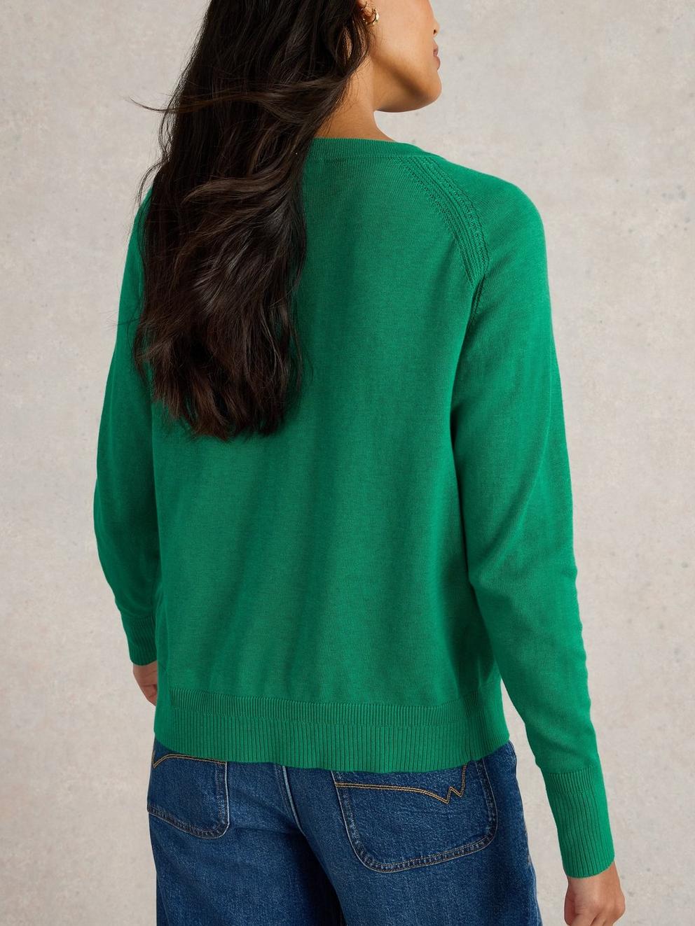 White Stuff Lulu Cardigan-White finn