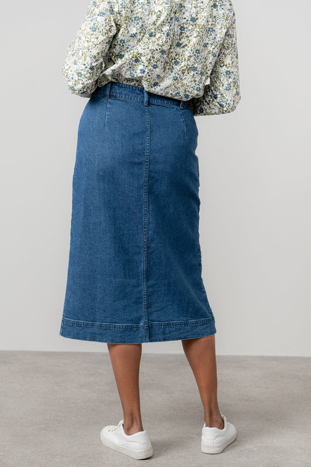 Lily and Me Penrose Skirt Plain-Skirts-White finn