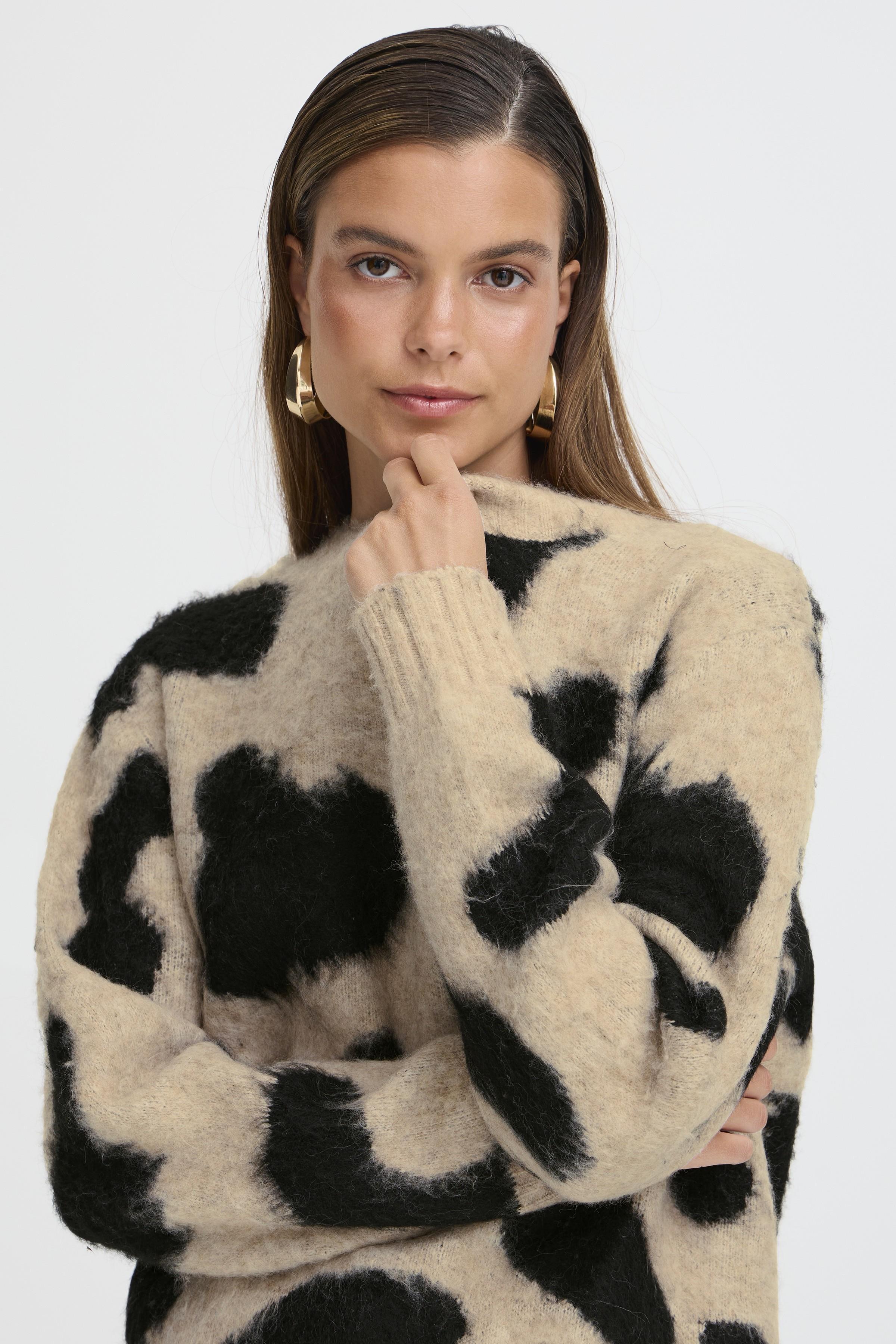 B young Byminyax Jumper-Knitwear-White finn