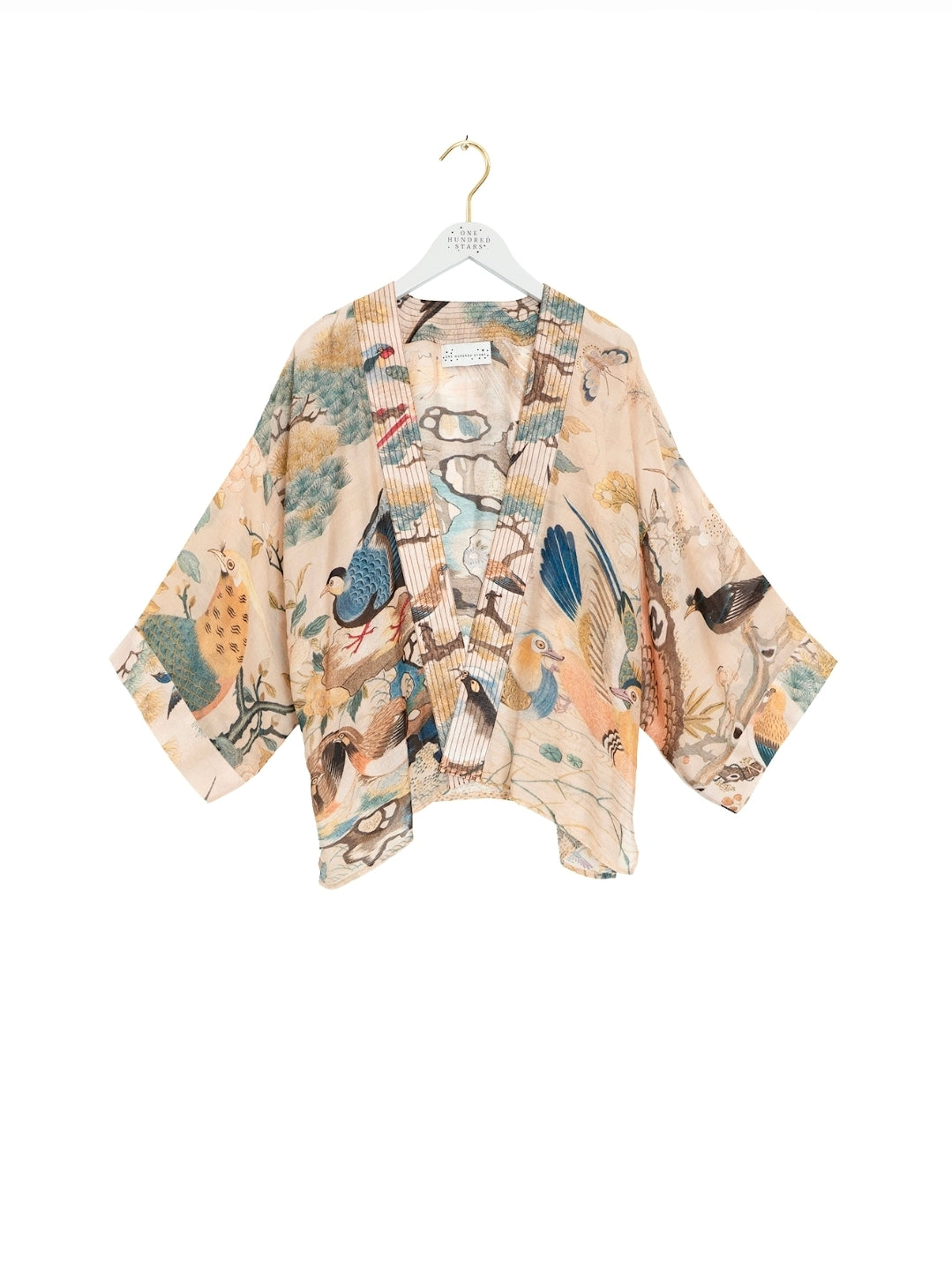 One Hundred Stars Hummingbird kimono Nude