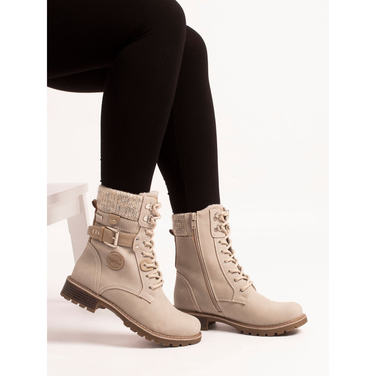 Lunar Debbie Beige Waterproof Boot