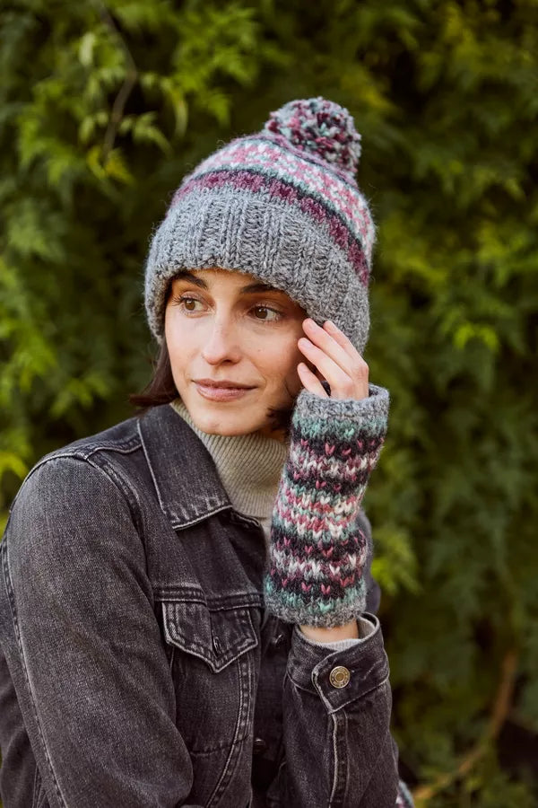 Pachamama Wharfdale Handwarmer-Gloves-White finn