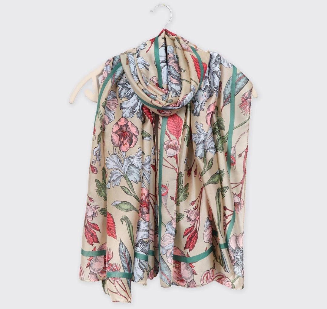 Florencia Long Scarf-Scarf-White finn