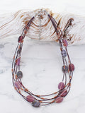 Overlapping Glass Bead Necklace DC1610